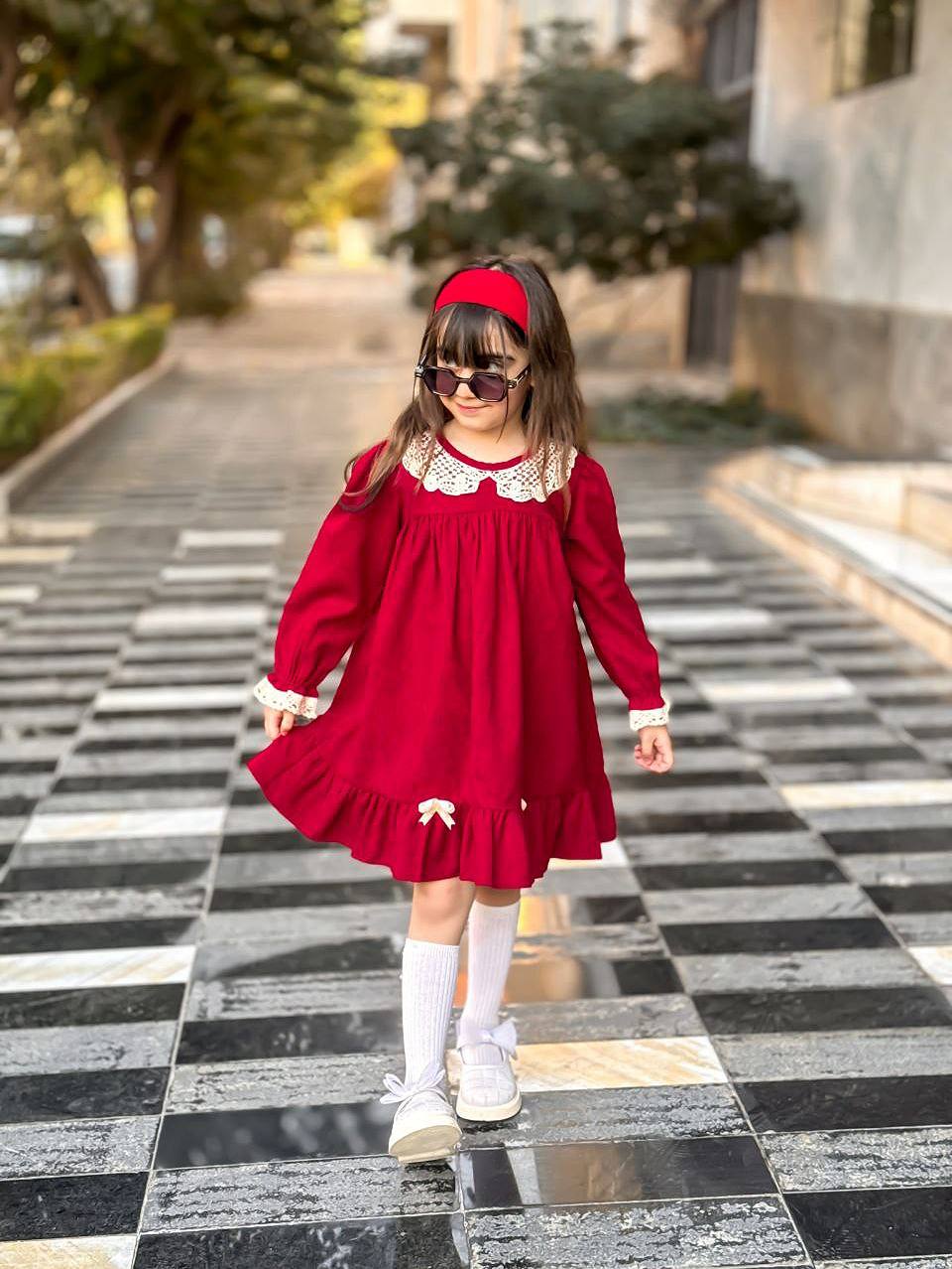 عکس پیراهن کبریتی حنا - شماره 2