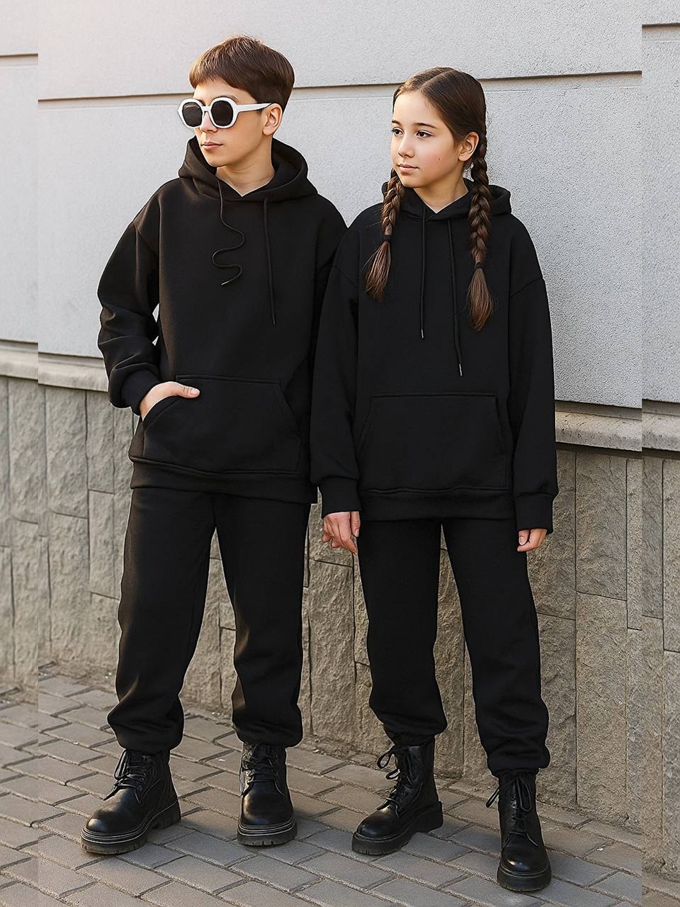 عکس هودی شلوار مشکی - شماره 5