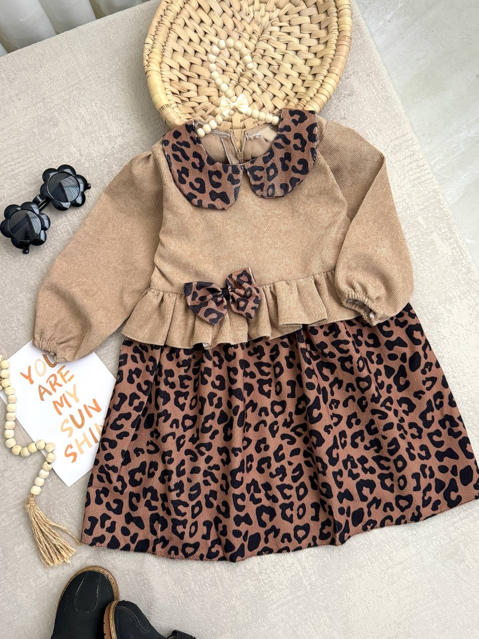 عکس پیراهن پاپیون پلنگی - شماره 3