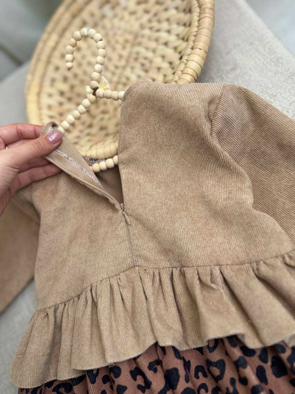 عکس پیراهن پاپیون پلنگی - شماره 4