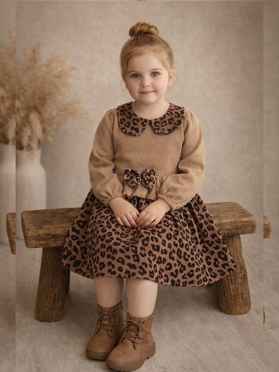 عکس پیراهن پاپیون پلنگی - شماره 1