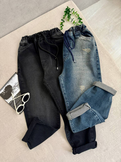 شلوار مام زاپ نما