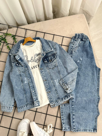 سه تیکه جین استایل