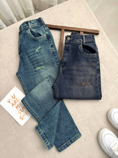 شلوار مام دکمه